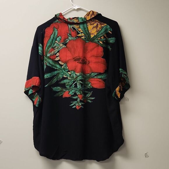 Vintage Magic of the Moon Hibiscus Floral Shirt XL - Picture 2 of 5